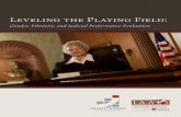 Leveling the Playing Field · 2015-05-28 · Leveling the Playing Field: Gender, Ethnicity, and Judicial Performance Evaluation Natalie Knowlton Manager, IAALS Quality Judges Initiative