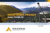 ESKAY CREEK PROJECT › assets › docs › presentations...6 •Produced 3.3 million ounces of gold & 160 million ounces of silver at average grades of 45 g/t Au & 2,224 g/t Ag from