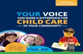 YOUR VOICE - CUPW CCCABC child...Quality child care helps all children thrive. Quality child care is stable and supportive, provided by well-educated, fairly-paid caregivers. “We