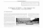 Collapse of WTC — Its impact on skyscraper constructioncdcstruct.com/downloads/Collapse of WTC-ICJ-Mar 2002.pdf · world. According to the list compiled by the Council on Tall Buildings