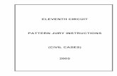 ELEVENTH CIRCUIT PATTERN JURY INSTRUCTIONS (CIVIL … · 2018-04-19 · That the Committee on Pattern Jury Instructions of the Judicial Council of the Eleventh Circuit is hereby authorized