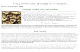 Crop Profile for Walnuts in Californiaucce.ucdavis.edu/files/datastore/391-47.pdfCrop Profile for Walnuts in California Prepared: September, 1998 General Production Information California