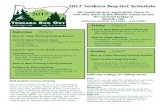 2017 Tenkara Bug Out Schedule · 2017-04-05 · 2017 Tenkara Bug Out Schedule All meetings and registration check-in will take place at the W estfir Portal across the covered bridge