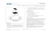 TSC103 rev3 jan2014 - STMicroelectronics...January 2014 DocID16873 Rev 3 1/25 TSC103 High-voltage, high-side current sense amplifier Datasheet -production data Features • Independent