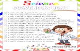 Scavenger Hunt - The Mum Educates€¦ · SCAVENGER HUNT Science T$ V7Y7V Y T O. Title: Scavenger Hunt Author: Rana Naveed Idrees Keywords: DAD4HBCZvkQ,BABpdmdjfhc Created Date: 4/2/2020