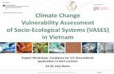 Climate Change Vulnerability Assessment of Socio ...climate.blue › wp-content › uploads › Presentation-on... · Vulnerability Assessment of Socio-Ecological Systems Introduction