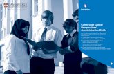 Cambridge Global Perspectives Administrative Guide...Cambridge Global Perspectives Administrative Guide 2015 4 A–Z of terms Access arrangements A pre-exam arrangement made on behalf