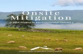 Act 250 Onsite Mitigation - Vermont Agency of Agriculture ......methods for mitigating the loss of the agricultural potential: onsite mitigation and offsite mitigation. The goal of