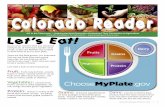 NUTRITION ~ March 2014 Colorado Reader...Choose fresh, frozen, canned or dried vegetables. Eat red, orange and dark green vegetables. ... NUTRITION ~ March 2014 ... of several nutrients.