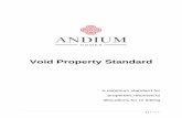 Void Property Standard - Andium Homes · Void Property Standard A minimum standard for properties returned to allocations for re-letting . 2 | Page Contents ... Returning your home