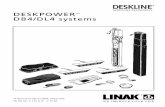 DESKPOWERTM DB4/DL4 systems...Min. desk height Height of the DL4 in the lowest position Floor level Figure 1 Screw length Min. B + 10 mm Max. B + 15 mm B The mounting of the bottom