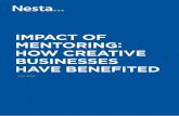 IMPACT OF MENTORING: HOW CREATIVE BUSINESSES HAVE …€¦ · 7 IMPACT OF MENTORING: HOW CREATIVE BUSINESSES HAVE BENEFITED 2. INTRODUCTION 2.1 Nesta’s Creative Business Mentor