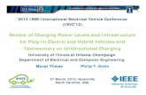 Review of Charging Power Levels and Infrastructure …publish.illinois.edu/grainger-ceme/files/2014/06/CEME412...Battery Chargers for Plug-in Vehicles Interleaved unidirectional charger