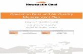Operation Dust and Air Quality Management Plan · This management plan outlines the ways in which NCIG plans, implements and monitors its activities to mitigate impacts on local air