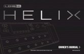 Line 6 Helix Owner's Manual, English, Rev B...1 Changes or modifications not expressly approved by the party responsible for compliance could void the user's authority to operate the