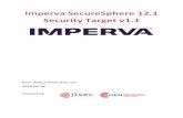 Imperva SecureSphere 12.1 Security Target v1 · 2019-02-05 · Keywords: IDS/IPS, Web application firewall, database security gateway, Web Services security, file security, intrusion