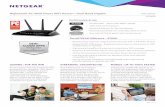 Nighthawk AC1900 Smart WiFi Router—Dual Band Gigabit · 2015-05-19 · Nighthawk AC1900 Smart WiFi Router—Dual Band Gigabit Data Sheet PAGE 3 OF 6 R7000 Start enjoying your new