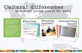 Cultural differences - UX Alliance...Cultural differences Usability research and testing in different countries around the world presents varied and interesting challenges. This document