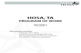 HOSA, TA - Weeblysilvacoordinator.weebly.com/uploads/9/6/7/2/9672352/sec_c.pdf · HOSA COMPETITIVE EVENTS NEW FOR 2011-2012 MEDICAL MATH The test plan was revised and Intake &Output