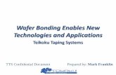 Wafer Bonding Enables New Technologies and Applications › ocs-cpmt › files › 2013 › 06 › Wafer-Bonding-Ena… · the tape. One vacuum chuck is used to hold the thinned wafer