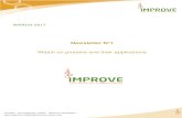 Newsletter N°1 - Improve...2017/03/01  · Univar and TerraVia ink deal to bring whole algae to Europe – 13/02/2017 Ingredients distributor Univar has inked a deal to bring TerraVias