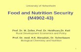 Food and Nutrition Security (M4902-43)€¦ · A Global Perspective on Hunger and Food Insecurity Part II: Concepts and Linkages 2. Concepts of Hunger and Malnutrition 3. The World