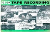 TAPE RECORDING · 2020-02-21 · Philips of the Netherlands We feel that the Stereo version of the Norelco `Continental' is the ideal tape recorder for those recordists, high fidelity