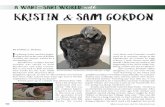 By Debbie L. Holmer I › MendoArts › F17 › Pg10-Pg19-F17.pdfKristin: “Develop your own style. If you have wabi-sabi, embrace it!” Sam: “Slow down and listen to yourself”.