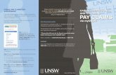 Casual Pay Claims brochure - Human Resources · step 3: Select Casual Pay Claims from the menu Your active job record(s) are listed in The Current Casual Pay Claims section. step