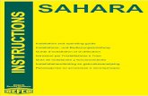 SAHARA Manual Final - refco.surefco.su/files/File/SAHARA Manual Final.pdf · SAHARA Condensate removal pump Installation and operating guide The SAHARA is a self-contained condensate