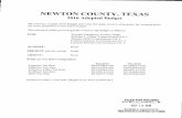 newtools.cira.state.tx.us · NEWTON COUNTY, TEXAS 2016 Adopted Budget The Newton County 2016 Budget will raise the same amount of property tax revenue from the same properties as