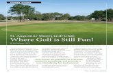 St. Augustine Shores Golf Club: Where Golf is Still Fun!archive.lib.msu.edu › tic › flgre › article › 2011spr10.pdf · Buckner at Isleworth and Steve LaFrance at the World