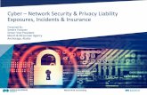 Cyber Network Security & Privacy Liability …6. Develop and Actively monitor their Third Party Vendors who have authorized access to the organization’s IT enterprise. 7. Conduct