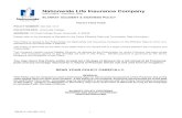 Nationwide Life Insurance Company · 2016-08-09 · BSAS IL L20 000 1015 1 Nationwide Life Insurance Company Home Office: Columbus, Ohio BLANKET ACCIDENT & SICKNESS POLICY POLICY
