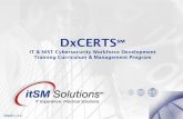 DxCERTS - itSM Solutions, LLC · • Video Instructor Led Self-Paced Video Training with Online Mentoring • Video Instructor Led Self-Paced Blended Team Training with Self-Paced