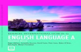 EDEXCEL INTERNATIONAL GCSE (9–1) ENGLISH LANGUAGE A · 2020-06-24 · EDEXCEL INTERNATIONAL GCSE (9–1) ENGLISH LANGUAGE A Student Book Roger Addison Samantha Brunner David Foster