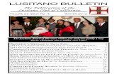 LUSITANO BULLETIN - WordPress.com...Lusitano Halloween Party By Annie DeGraca Puska Lusitano Bulletin Page 6 This year’s Halloween party was Spooktacular! The hall was transformed