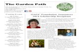 The Garden Path - The Ohio Association of Garden Clubs€¦ · Follow us on Pinterest Mary Uetrecht Tanner Reyer Aubry O. vonStein. Page 2 The Garden Path Summer (Jul-Aug-Sep) 2014