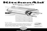 KitchenAid Ravioli Maker Attachment Model KRAV · Model KRAV. We’re so confident the quality of our products meets the exacting standards of KitchenAid that, if your Ravioli Maker
