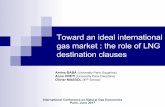 gas market : the role of LNG destination clauses Toward an ideal ... › Research › Chair-on-the-Economics-of... · Amina BABA (University Paris Dauphine) Anna CRETI (University