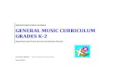 MIDDLETOWN PUBLIC SCHOOLS GENERAL MUSIC CURRICULUM … · 2013-03-03 · MIDDLETOWN PUBLIC SCHOOLS GENERAL MUSIC CURRICULUM GRADES K-2 Curriculum Writers: Emma Hookway and Claire