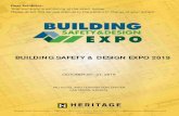 BUILDING SAFETY & DESIGN EXPO 2019media.iccsafe.org › 2019_BSDE › docs › 2019_BSD_Expo_Service... · 2019-07-31 · Booth Equipment Each 10’x10’ booth will be set with 8’
