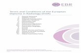 Terms and Conditions of the European Diploma in Radiology (EDiR) · 2018-02-23 · including the applicable taxes. The fees for the European Diploma in Radiology (EDiR) examination