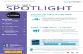 PRIVATE DEBTSPOTLIGHT - Idinvest Partners...2018/09/11  · PRIVATE DEBT INVESTOR UPDATE This excerpt from the newly launched Preqin Investor Update: Alternative Assets, H2 2018, reveals