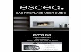 GAS FIREPLACE USER GUIDE - Escea › workspace › uploads › downloads › ... · It is becoming common practice for consumers to mount flat screen TV's above their gas fireplace.