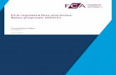 CP20/6: FCA regulated fees and levies: Rates proposals 2020/21 · 2020-04-07 · 2.1 This Consultation Paper (CP) enables us to raise 2020/21 regulatory fees and levies to fund the: