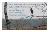 Radiation induced bystander effects –What? Why? And How?dose-response.org › wp-content › uploads › 2014 › 06 › ...The bystander effect Ionizing radiation, UVA, UVB, ELF‐EMF
