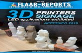 Many companies were exhibiting their products at APPPEXPO ... · We have been keeping track of how many exhibitors had 3D printers in their booths. This year we saw six companies