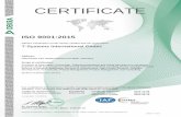 ZERTIFIKAT - t-systems.com€¦ · ISO 9001:2015 DEKRA Certification GmbH hereby certifies that the organization T-Systems International GmbH Address: Hahnstraße 43d, 60528 Frankfurt