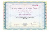 Wedding Planning - WordPress.com€¦ · Wedding Planning This is to certify that Barbara Brantley has successfully completed Trendimi’s Wedding Planner Course Date of Award June